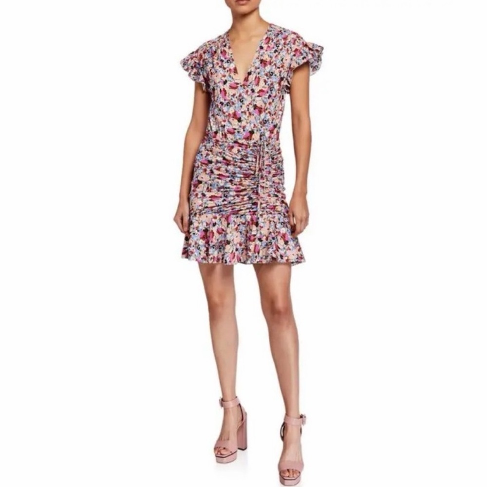 Veronica Beard Marla Floral Ruched Dress NWT, 2